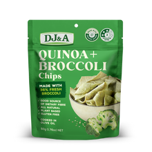 Load image into Gallery viewer, Quinoa + Broccoli Chips 50g