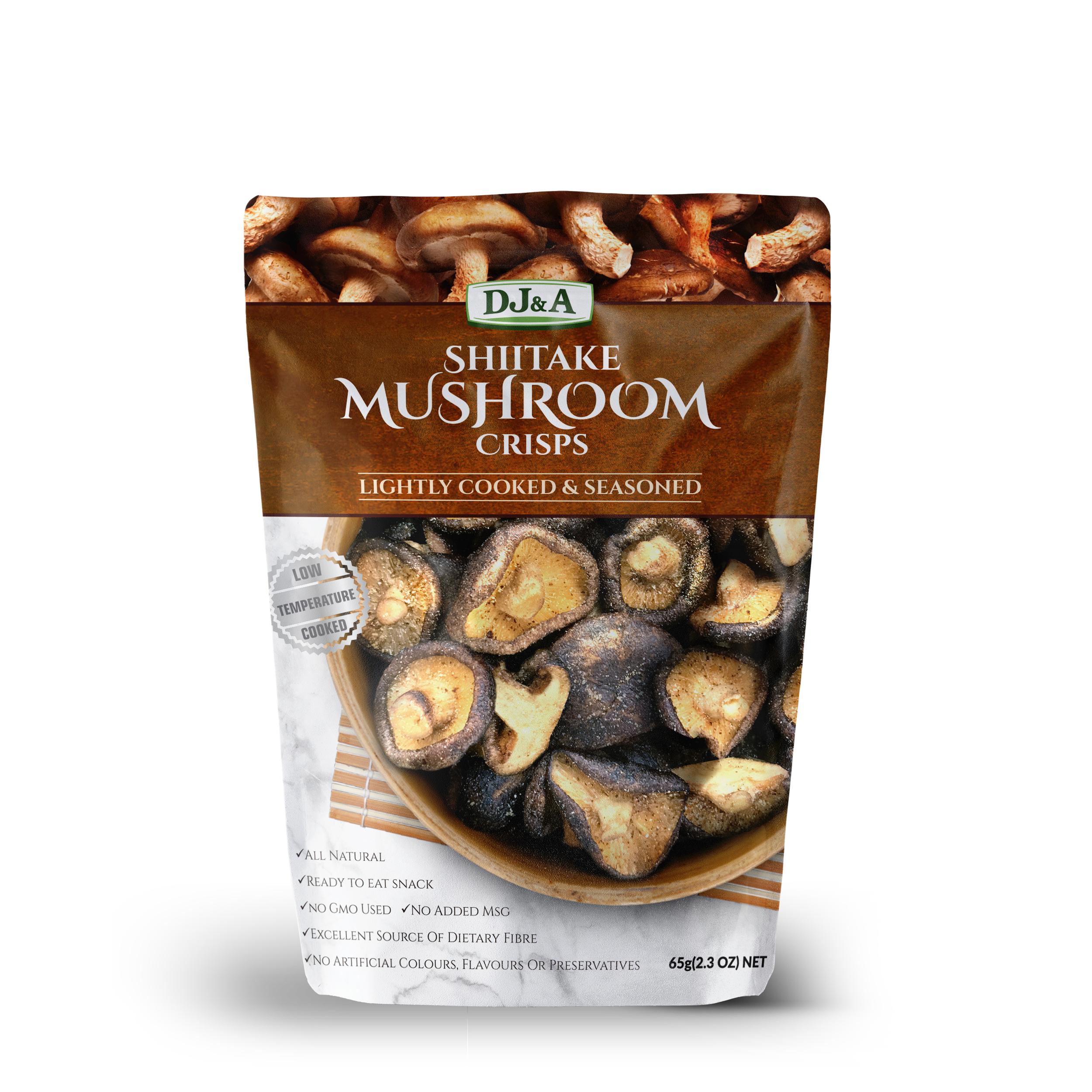 Shiitake Mushroom Crisps 65g DJ A Products SG