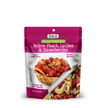 Load image into Gallery viewer, Freeze Dried Mix Yellow Peach, Lychee, Strawberries 35g
