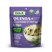 Load image into Gallery viewer, Quinoa + Rosemary &amp; Thyme Chips 50g

