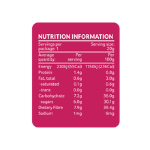 Load image into Gallery viewer, Freeze Dried Raspberries 20g
