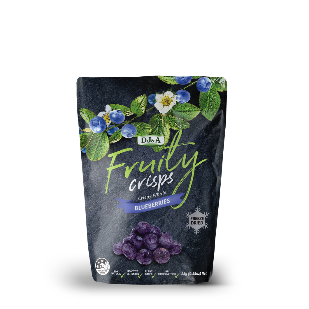 Fruity Crisps Blueberries 25g