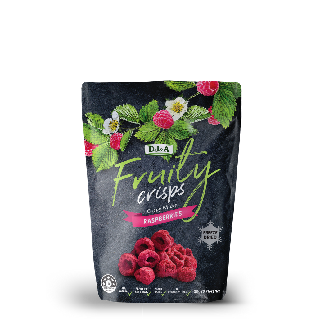 Fruity Crisps Raspberries 20g