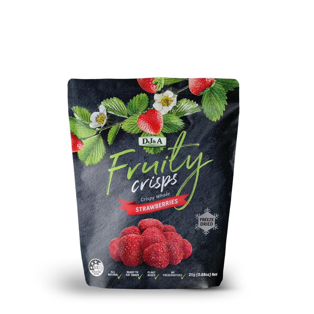 Fruity Crisps Strawberries 25g