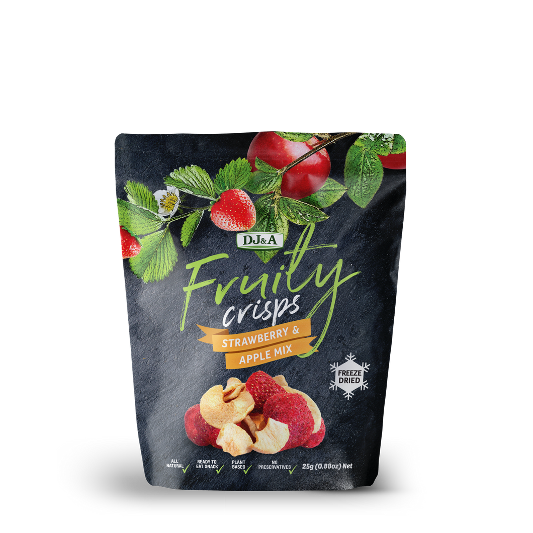 Fruity Crisps Strawberry & Apple Mix 25g