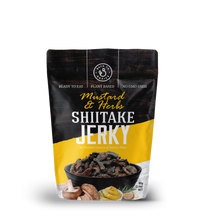 Load image into Gallery viewer, Shiitake Jerky, Mustard &amp; Herbs 60g
