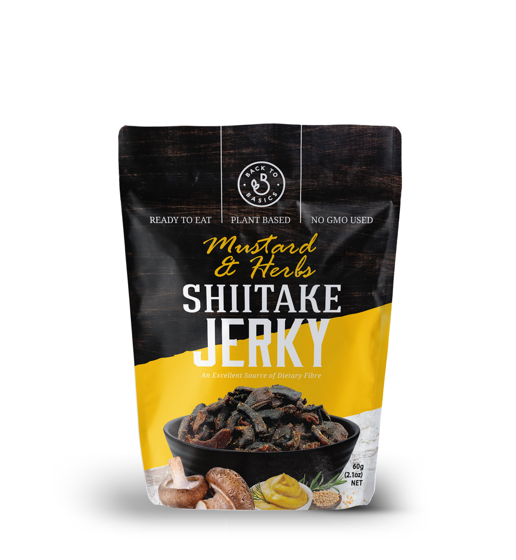 Shiitake Jerky, Mustard & Herbs 60g