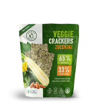 Load image into Gallery viewer, Veggie Crackers Zucchini Almond 45g
