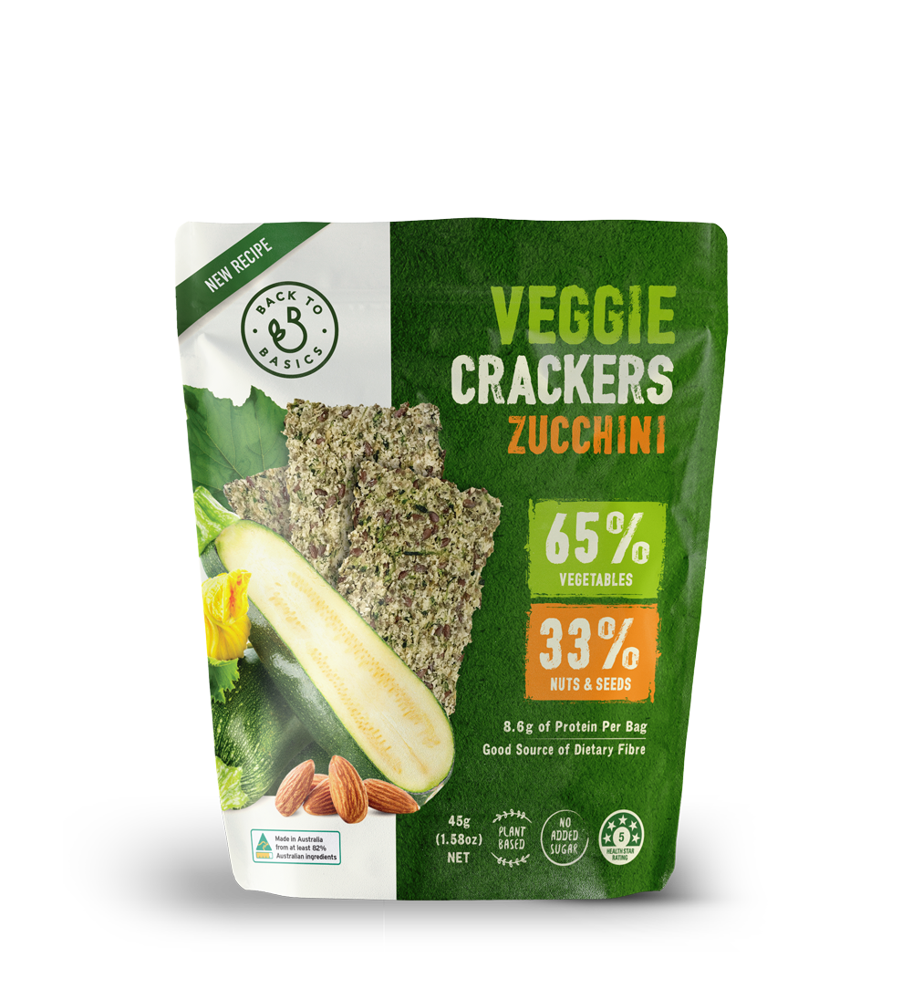Veggie Crackers Zucchini Almond 45g