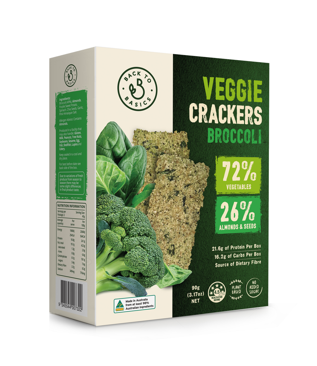 Veggie Crackers - Broccoli 90g