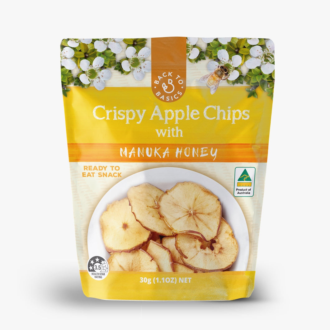 Crispy Apple Chips with Manuka Honey 30g